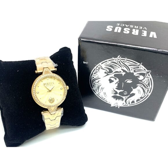 Versus by Versace Women's Watch VSPCI5421 Quartz Gold Stainless Steel 34mm - Picture 3 of 14